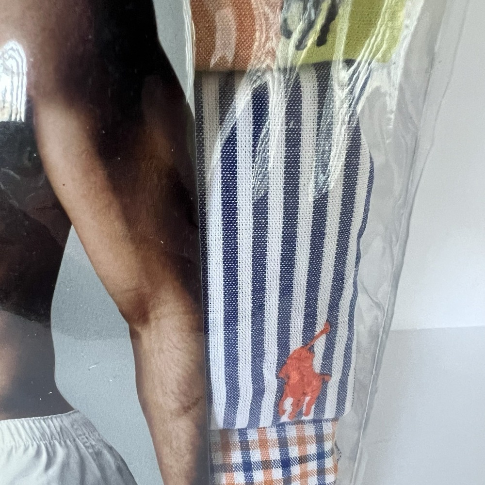 POLO RALPH LAUREN Classic Fit Cotton Woven Boxers 3 Pack Men's Size Large NWT - Picture 3 of 7